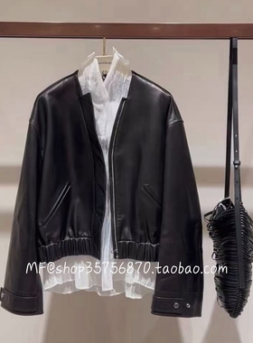 MF玛菲2025冬专柜正品羊皮革 短款 通勤 皮衣外套A1FZ4753P 10800