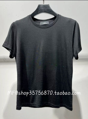 AUM奥姆~2025夏 专柜正品 圆领  百搭款 绵羊毛 短袖M1FZ12797