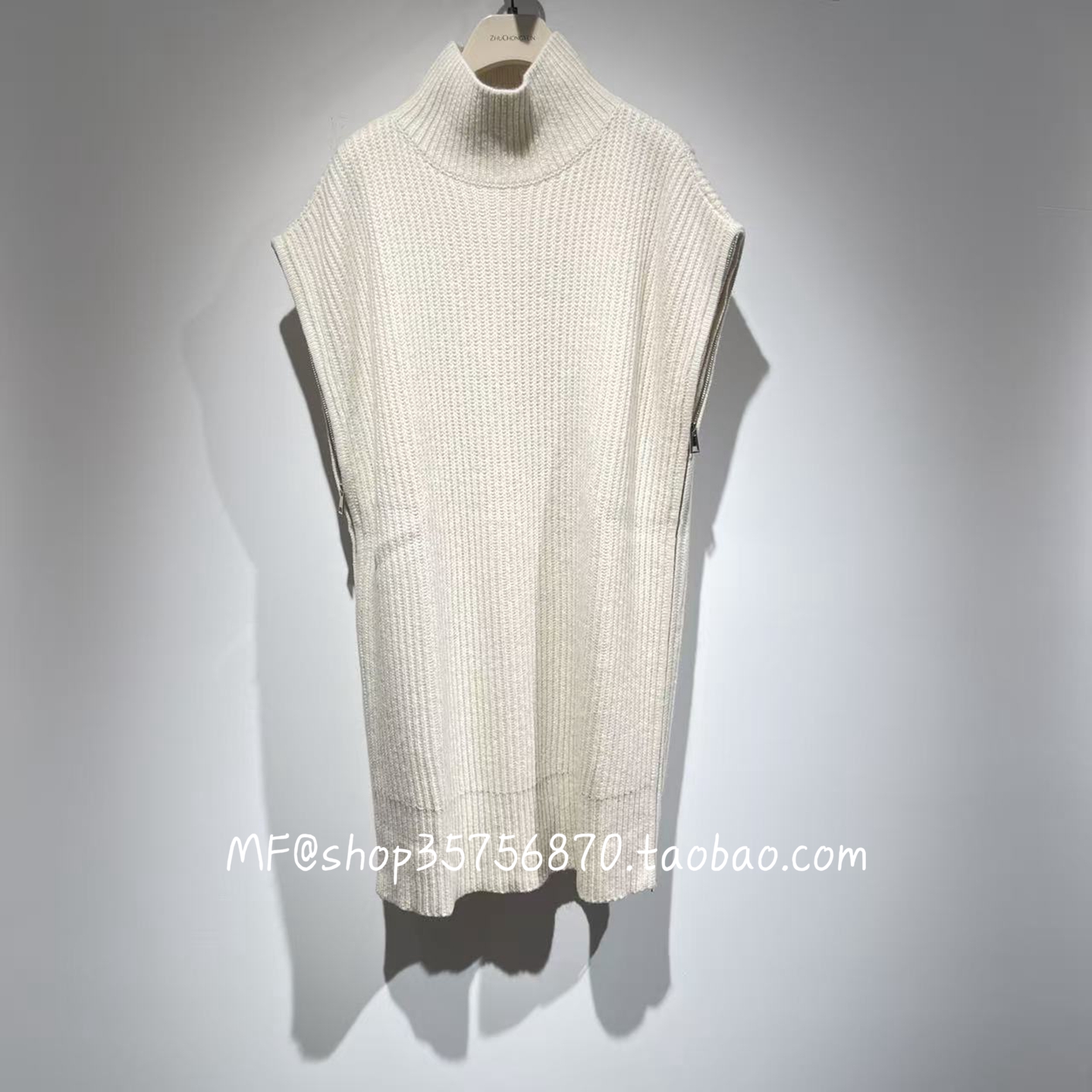 ZCY朱崇恽2025冬专柜正品 牦牛绒 立领 套头针织衫C1FZ4750M 5280