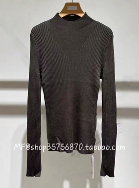 MF玛菲2025冬季专柜正品 羊毛 蚕丝 半高领打底衫A1FZ4825M 2480