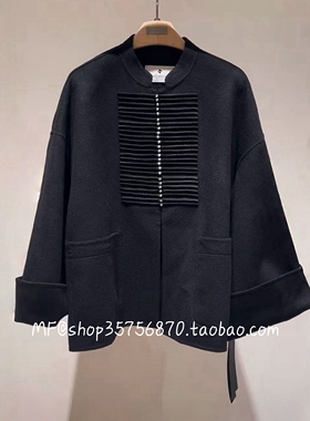 ZCY朱崇恽2026春专柜正品 山羊绒 新中式毛呢外套C1GB1426D 19800