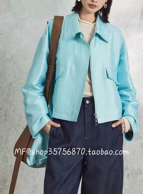 AUM奥姆2025冬专柜正品 新款 拉链 休闲 短外套M1FZ43868 2480