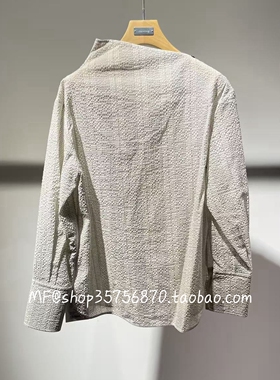 MF玛菲2026春季专柜正品 斜领 宽松 气质衬衣上衣A1GB11431 2480