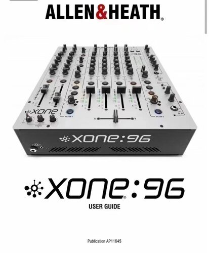 艾伦Xone:96 DJ混音台 双USB声卡 4通道 专业模拟调音台