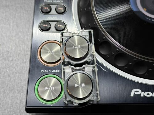 先锋CDJ3000播放暂停按键胶 打碟机PLAY PAUSE外壳按键维修配件