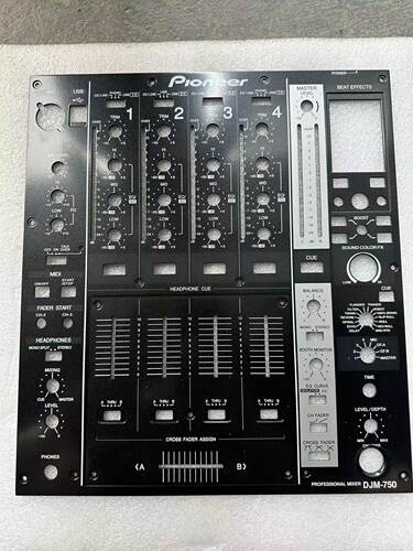 先锋DJM750混音台面板整套 铁板中板推子板设备维修配件
