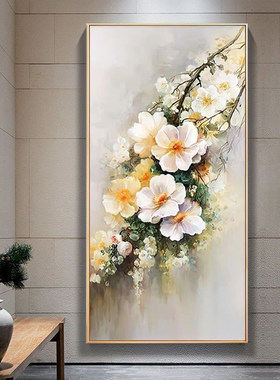 钻石画现代简约玄关过道清新花卉