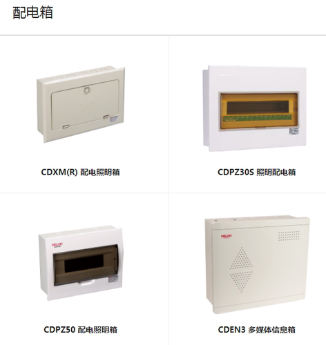 德力西明装暗装配电照明箱CDXM(R)/CDPZ30S/CDEN6/CDPZ50/JXF系列
