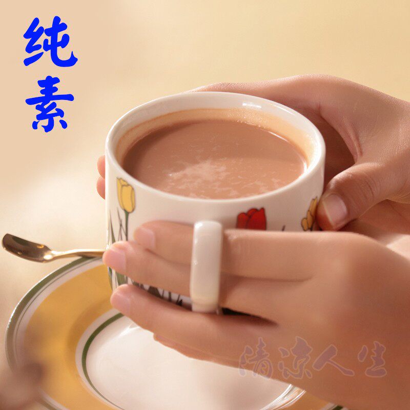 台湾植物蛋白红茶拉茶粉健康速溶速食冲泡食品佛家纯素素食奶茶