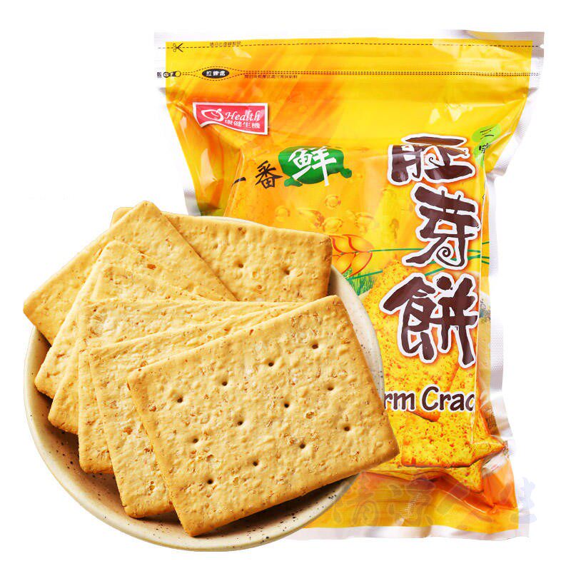台湾三宝小麦一番鲜胚芽饼宝宝膳食纤维胚芽饼干早餐食品泡奶饼干