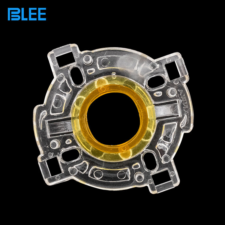 기존 SANWA 로커 사각형 고정 링 SANHE|및 흰색 원형 고정 링 8방향 투명 베이스 팔각형 플라스틱