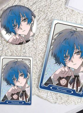 女神异闻录结城理流沙麻将徽章吧唧精美周边亚克力砖立牌谷子摆件