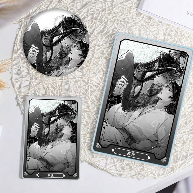 忘川风华录戚张流沙麻将徽章吧唧二次元周边亚克力砖立牌创意礼物