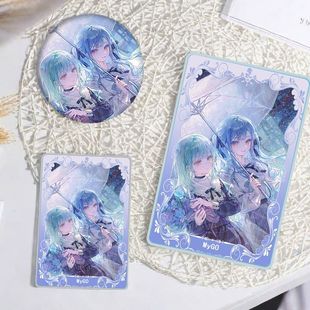 MyGO丰川祥子若叶睦流沙麻将咕卡吧唧礼物徽章摆件立牌创意咕卡砖