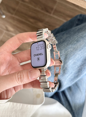 康康的万花筒不锈钢金属表带适用于iwatch98se苹果手表applewatch