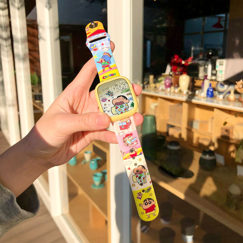 康康的原创卡通硅胶可爱星星适用iwatch987s10苹果手表多巴胺表带