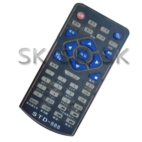 适用于王牌/先科/金正牌移动电视/EVD/DVD/影碟机遥控器板STD-888