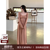 显瘦三件套装 SYT自制 吊带修身 开衫 裙女 高端气质纯色天丝亚麻长袖