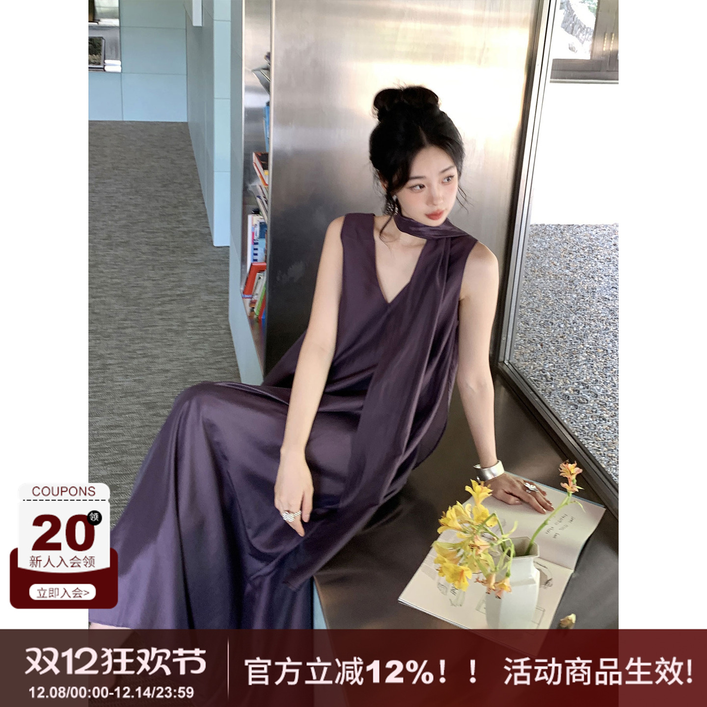 SYT自制天丝高品质宽松连衣裙