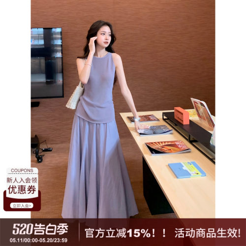 SYT自制飘逸重工褶皱大摆半身裙