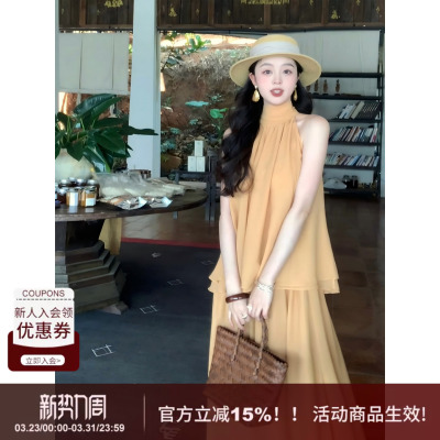 SYT自制仙气飘飘慵懒雪纺套装裙