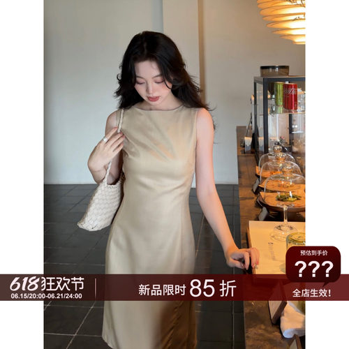 SYT自制天丝醋酸老钱风衣裙