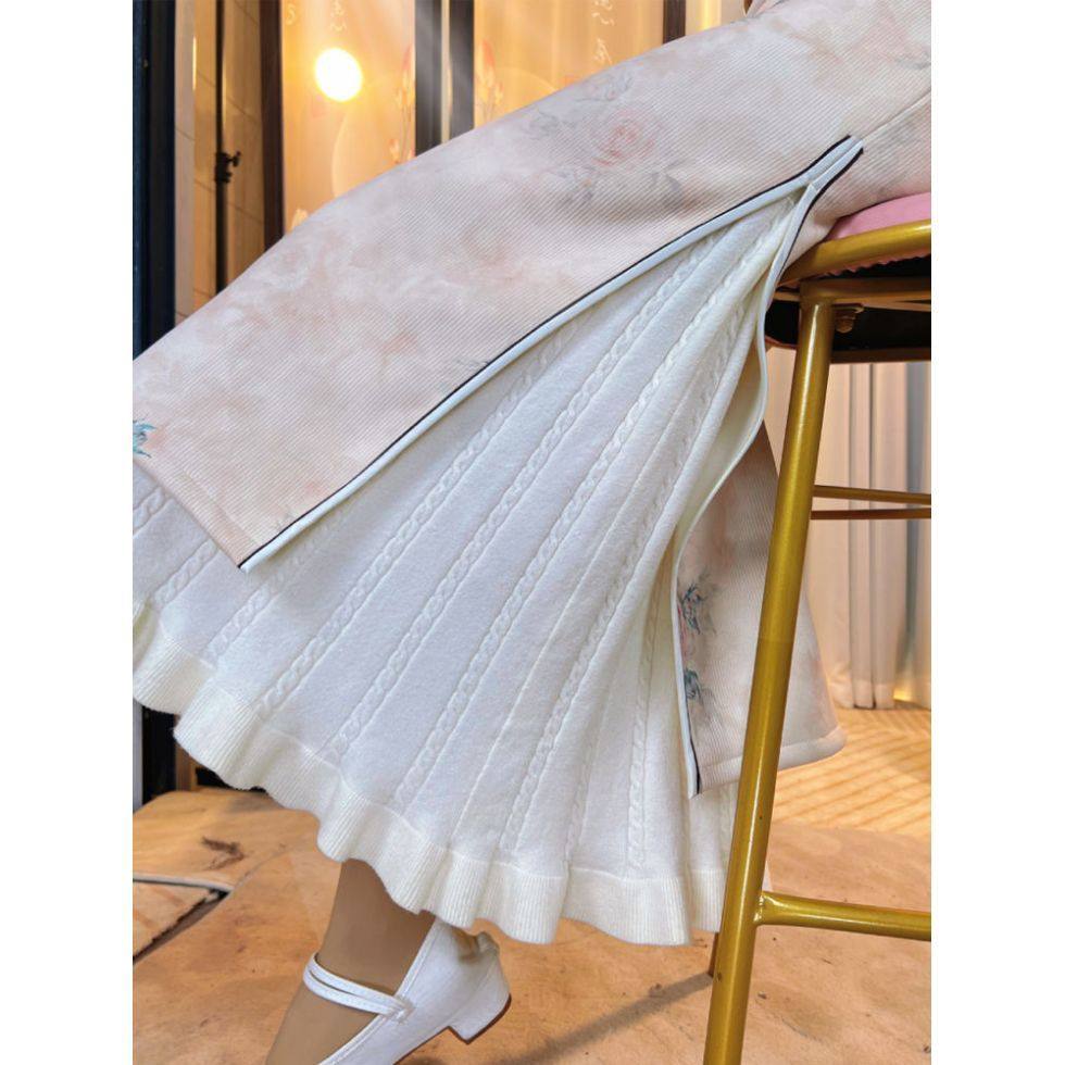 旗袍女专用内搭加厚半身裙秋冬2025新款中长款高腰百搭旗袍衬裙