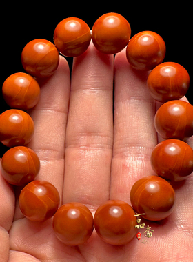 正圆光珠铁核橄榄核手串男款手链男士高端文玩原籽原色圆珠子女款