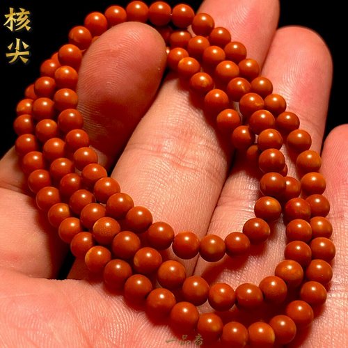 精品核尖108颗橄榄核脖挂