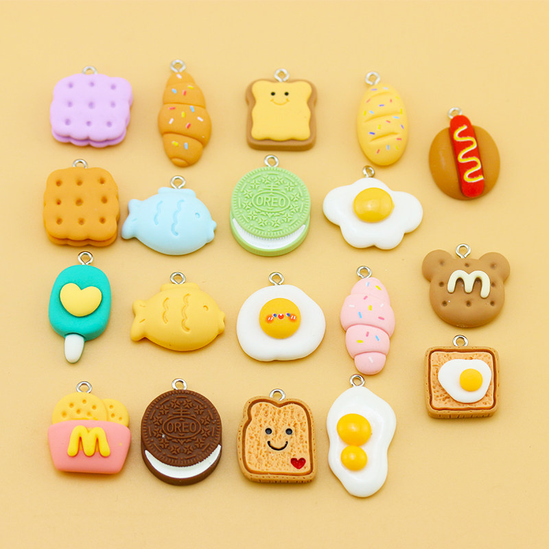 DIY饰品配件 树脂仿真饼干面包雪糕挂件包包钥匙扣配饰吊坠吊饰,饰品/流行首饰/时尚饰品新,其他DIY饰品配件,淘宝优惠券,粉丝福利购,淘宝优惠卷