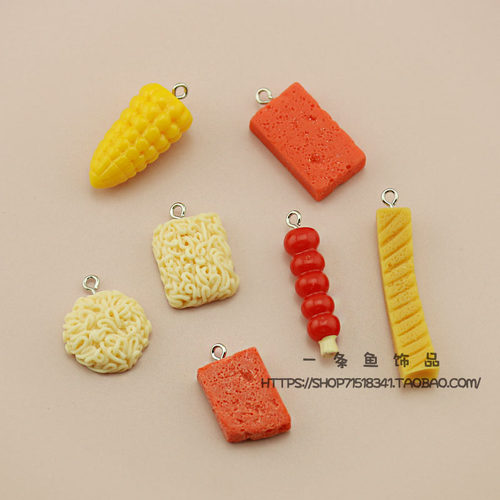 树脂仿真葫芦耳环饰品配件