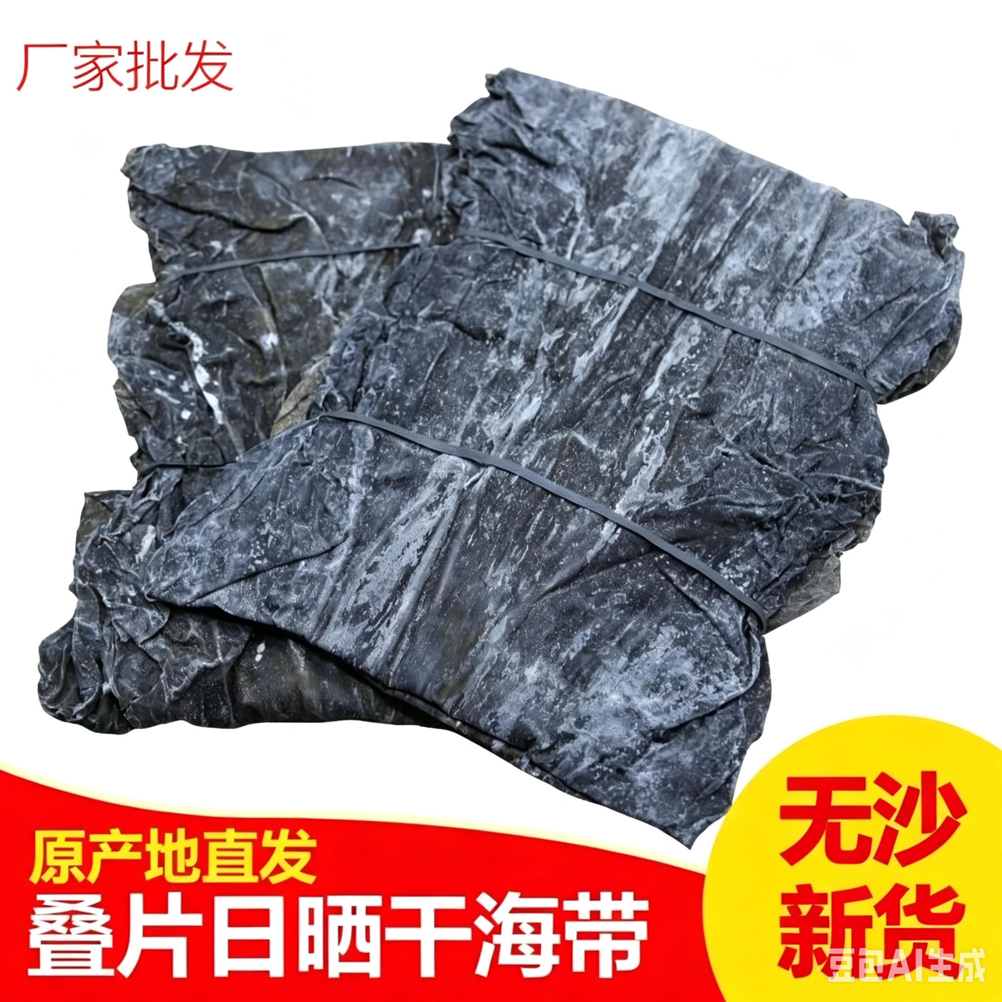 山东烟台长岛干海带摆地摊爆款正宗天然烟台整片海带板整根商用