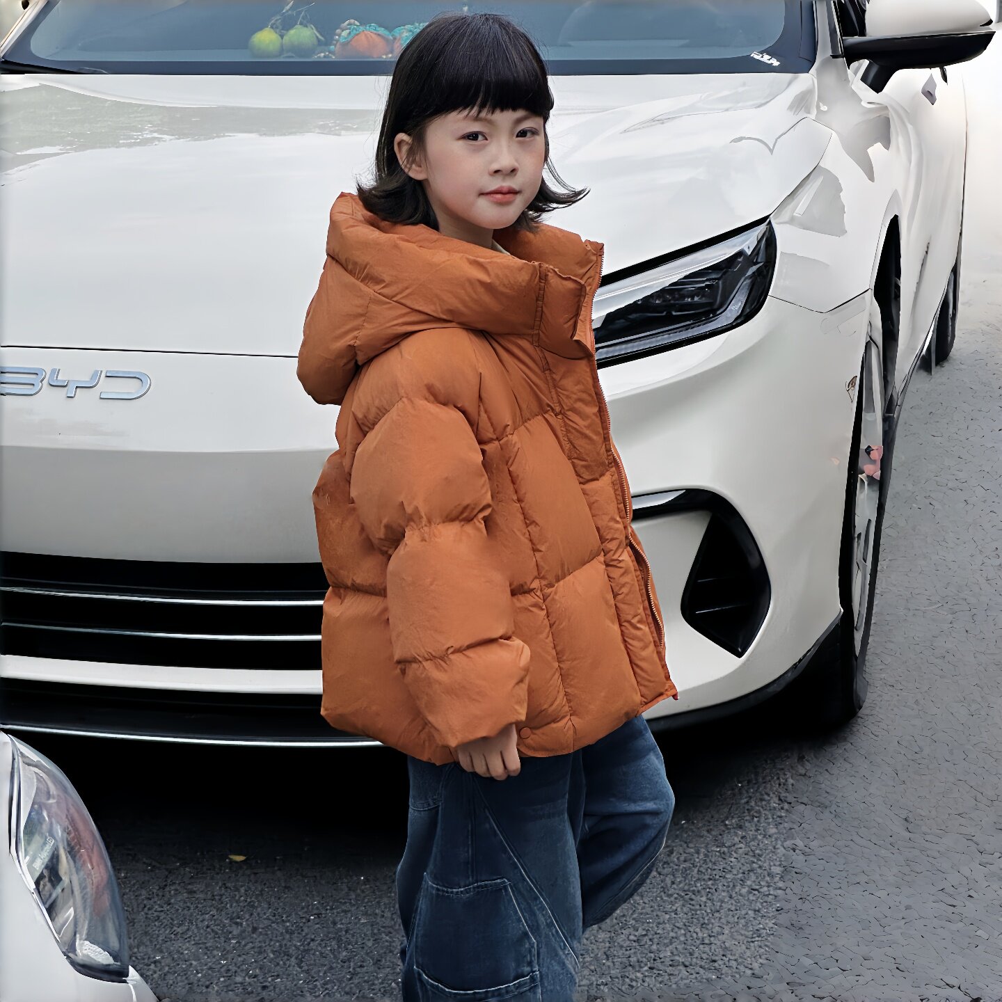 2025冬季新款韩版宽松男女童羽绒服宝宝90绒加厚保暖面包服短外套