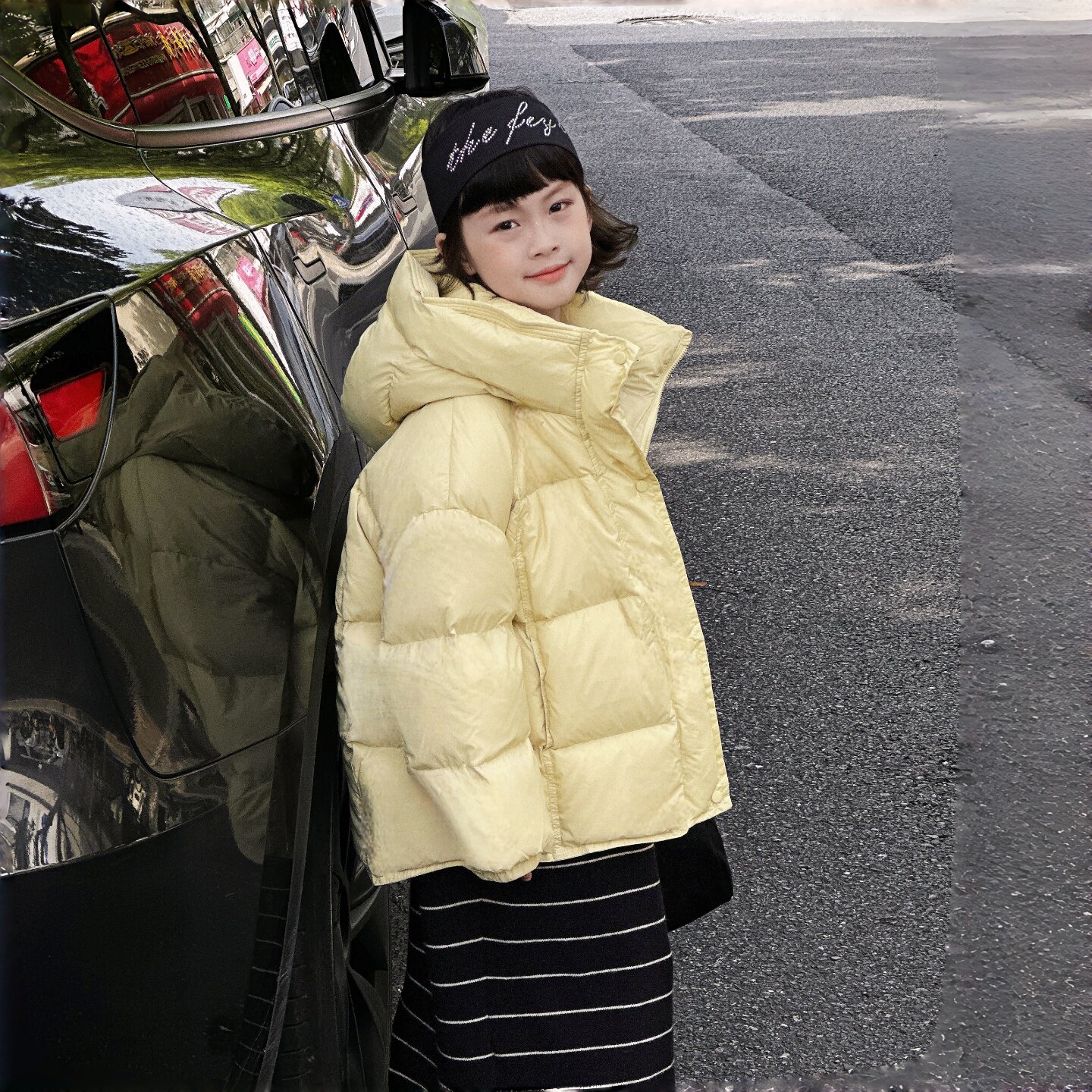 2025冬新款童装90白鸭绒宝宝连帽羽绒服男女童中大童保暖短厚外套