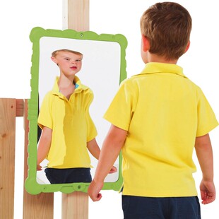 儿童哈哈镜亚克力镜面幼儿园趣味搞笑镜变形高矮胖瘦魔术早教玩具