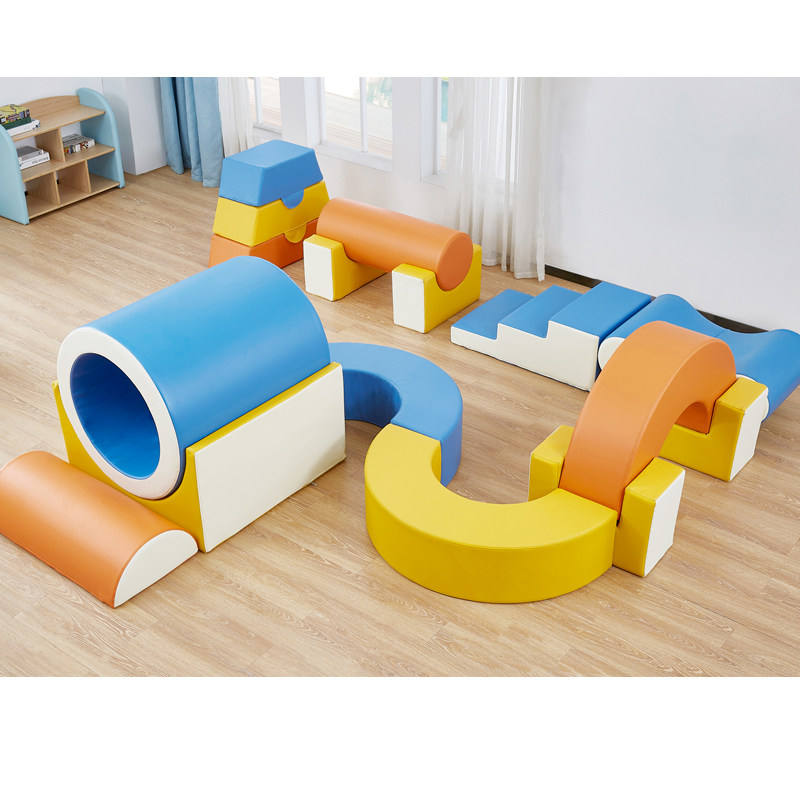 感统接龙游戏 早教中心教具软体平衡体能训练钻爬多功能运动组合