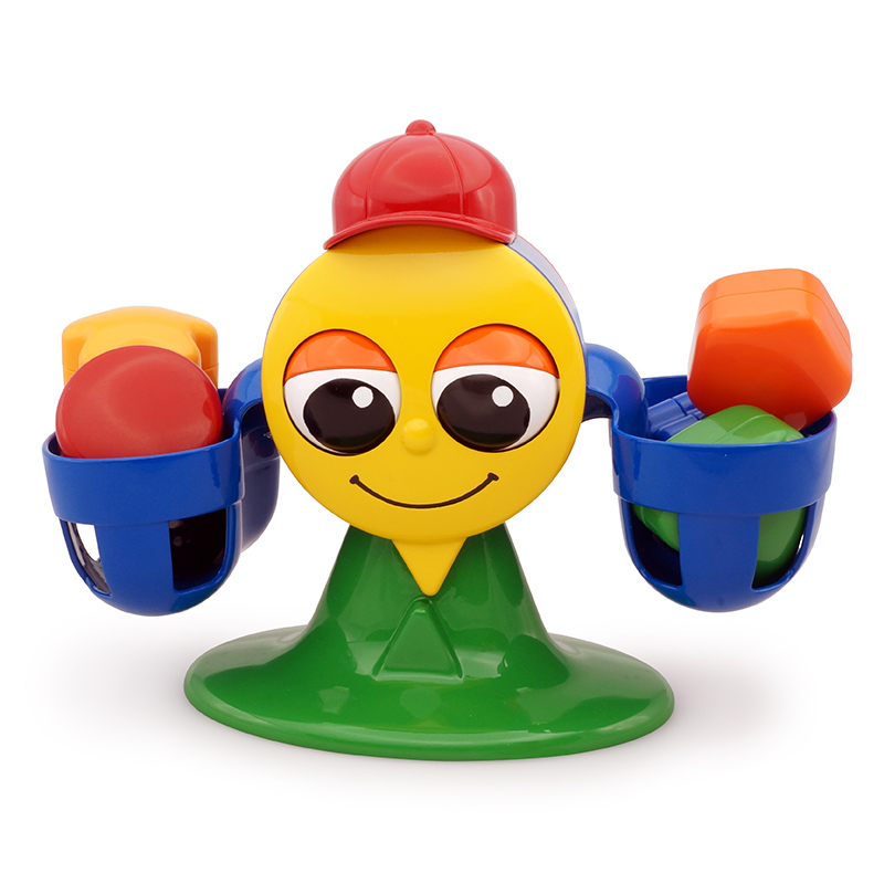 卡通小天平幼儿园玩具颜色形状认知重量秤感统早教投掷益智游戏