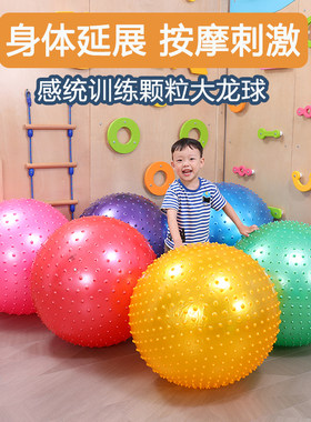 儿童感统训练触觉大按摩瑜伽龙球