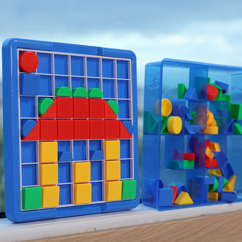 智力美术拼盘儿童立体拼