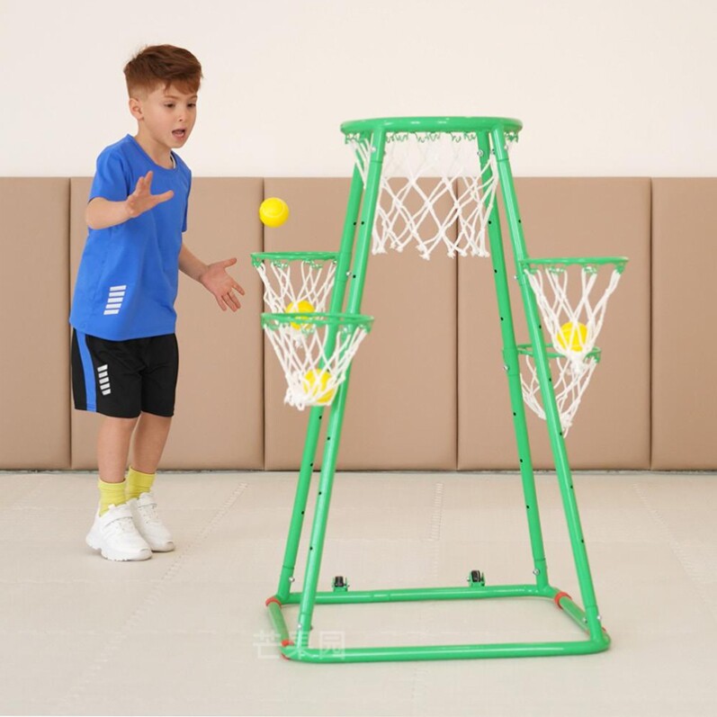格乐普托幼投球架儿童专注力手眼协调感统训练器材幼儿园投篮玩具