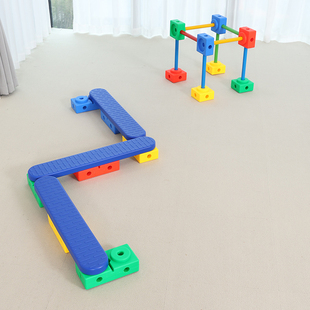 儿童感统训练体能环器材万象组合平衡跳圈独木桥圈圈玩具体育器械