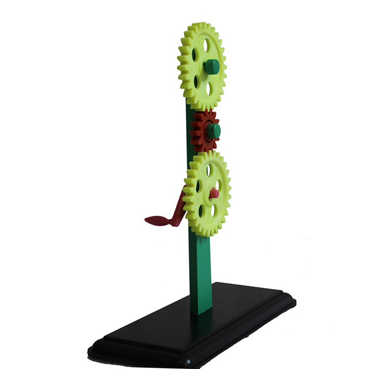 齿轮及支架 儿童科学实验器材 物理力学教学仪器 齿轮组装材料bd