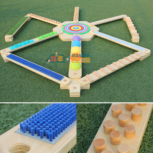 触点平衡建构平衡木早教幼儿园独木桥过河桥感统训练器材触觉步道