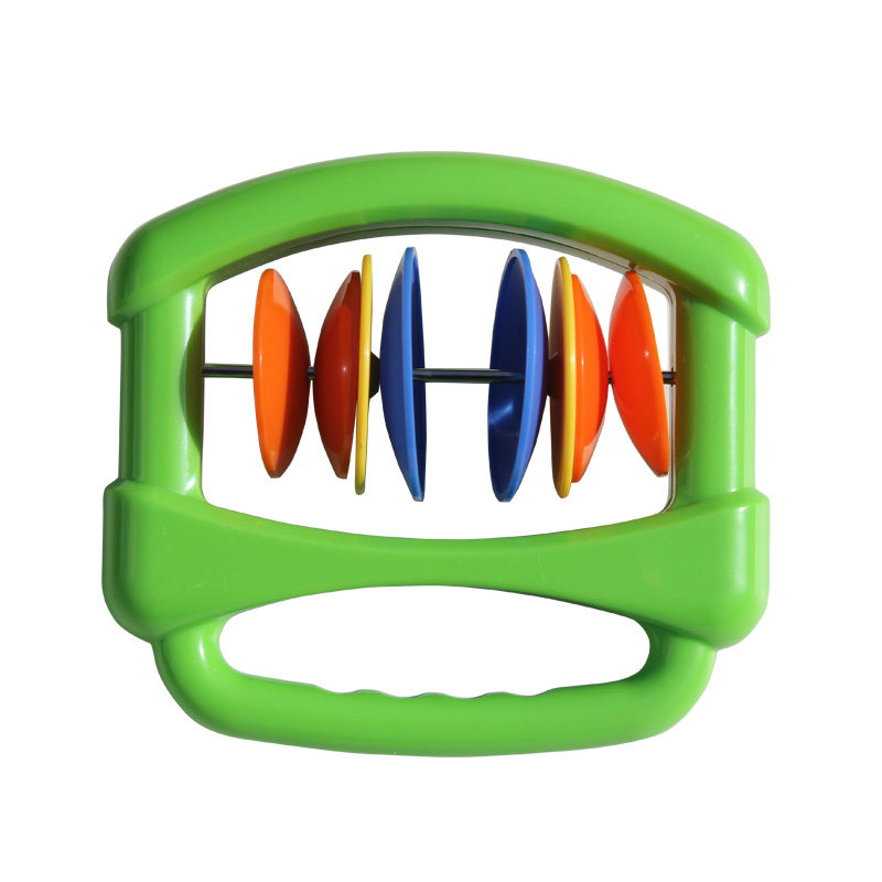 精品乐器 彩片摇铃 早教儿童舞蹈奥尔夫乐器铃类 音乐教具手摇铃