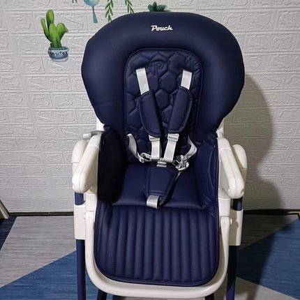 pouch餐椅K05专用定制坐垫plus儿童椅座套防水皮套安全带凉席配件