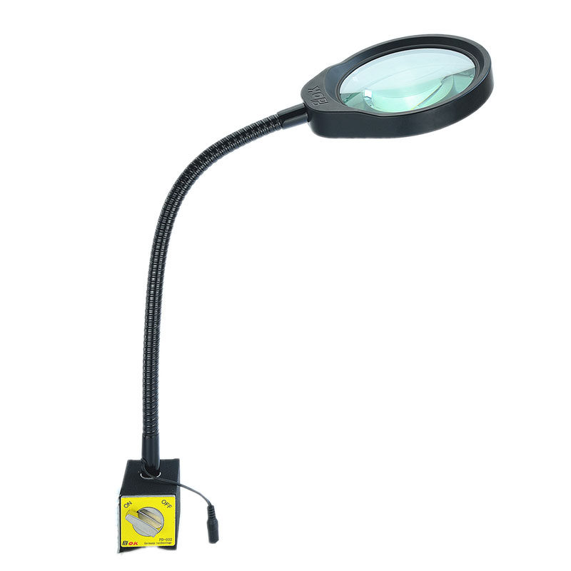 PDOK磁力座放大镜机床照明检测用