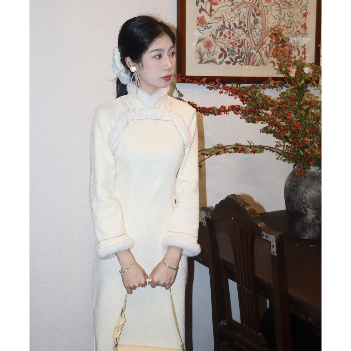 新中式旗袍年轻款少女日常可穿