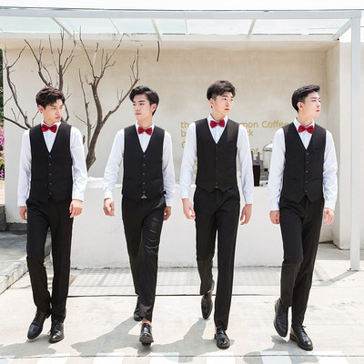 RENTAL GROOMSMAN OUTFITS GREY BLACK VESTS SLIM FITS FRATERNITIES MENS SUITS WEDDING OUTFITS