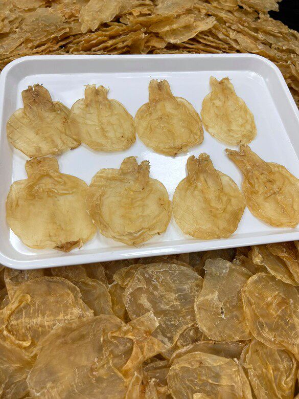 蜘蛛鱼胶片 越南蜘蛛胶 滋补品鱼胶干货 海味滋补鱼胶38头