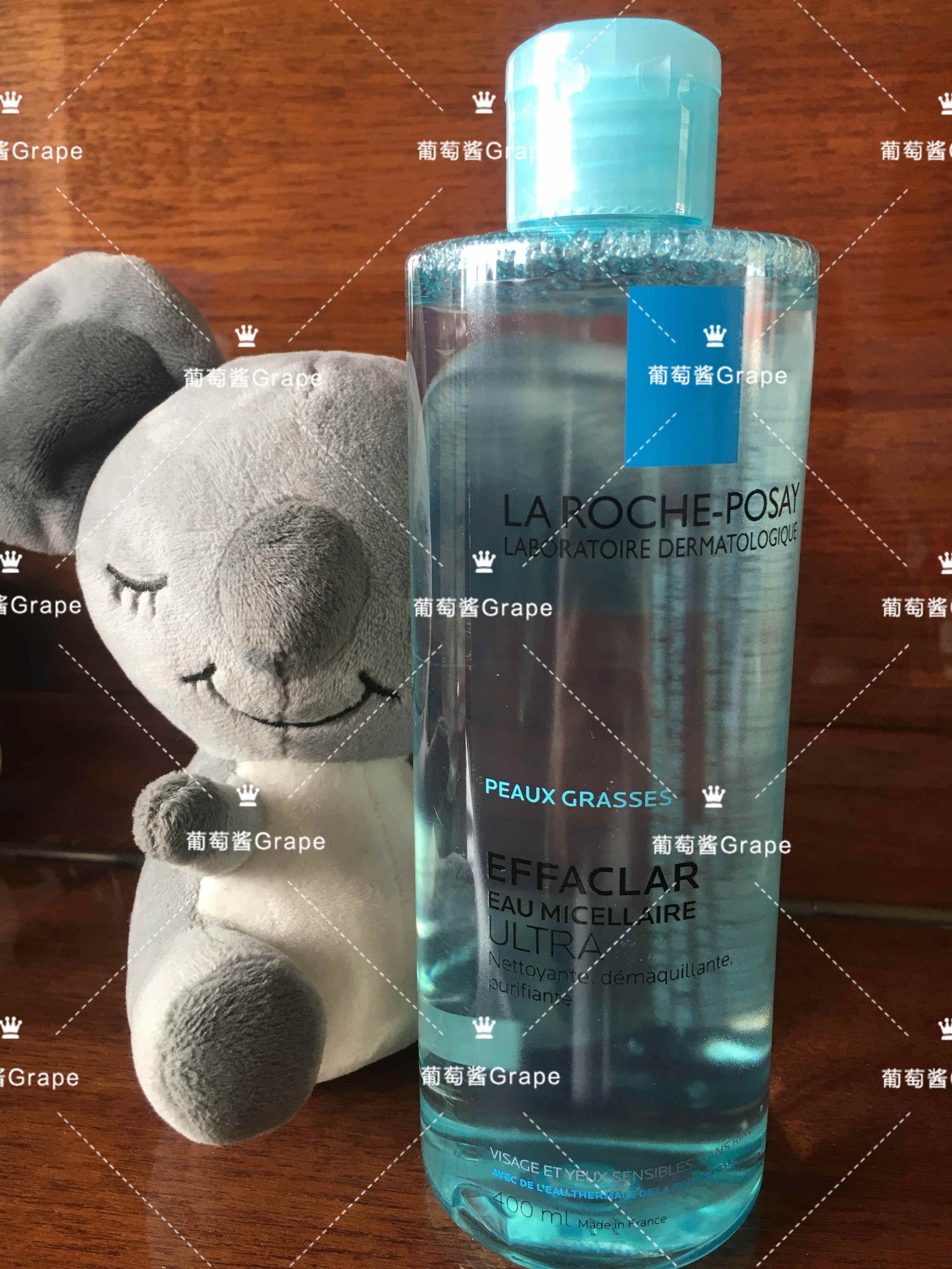现货:痘油皮卸妆#法国理肤泉洁肤卸妆水400ml 50ml 控油深层清洁